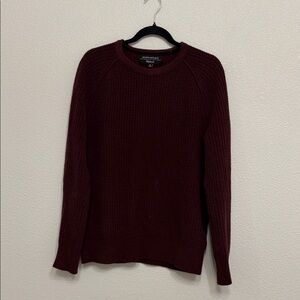 Banana republic merino wool Maroon Knit Sweater medium